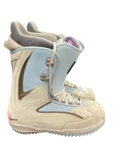 Used Burton RULER Womens Snowboard Boots Beige Senior 9