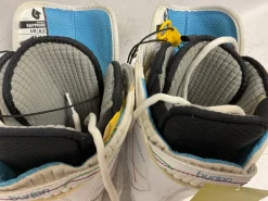 Used Burton SAPPHIRE Women’s Snowboard Boots White And Royal Blue Senior 8.5