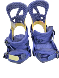 Used Burton SCRIBE BINDINGS Womens Binding Only Purple M/L