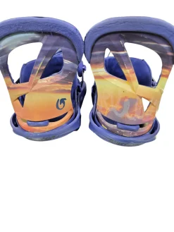 Used Burton SCRIBE BINDINGS Womens Binding Only Purple M/L