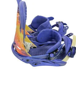 Used Burton SCRIBE BINDINGS Womens Binding Only Purple M/L