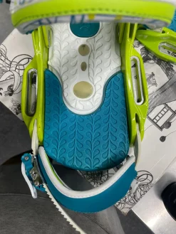 Used Burton SCRIBE EST Womens Binding Only Neon Green SM