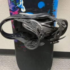 Used Burton SILENCE + SCRIBE BINDINGS Womens Board/Bindings Black 150 cm