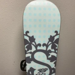 Used Burton SILENCE + SCRIBE BINDINGS Womens Board/Bindings Black 150 cm