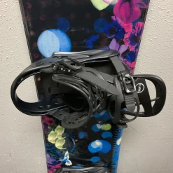 Used Burton SILENCE + SCRIBE BINDINGS Womens Board/Bindings Black 150 cm