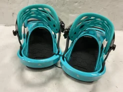Used Burton SMALLS RE FLEX Boys Binding Only Carolina Blue SM