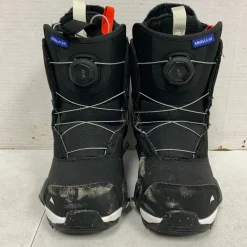 Used Burton SMALLS STEP ONS Boys Snowboard Boots Black Junior 04