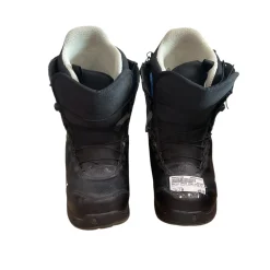 Used Burton SPEED ZONE GROM SZ 6 Boys Snowboard Boots Black Junior 06