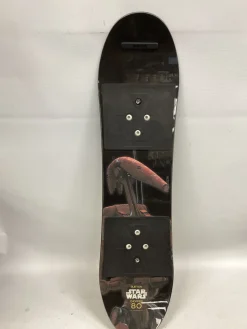 Used Burton STAR WARS CHOPPER 80 Boys Snowboard Only Black 80 cm