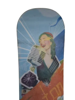 Used Burton STIGMA 144CM SNOWBOARD Womens Snowboard Only Black 144 cm