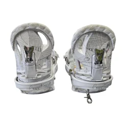 Used Burton STILETTO SZ MD Womens Binding Only White MD