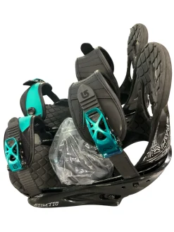 Used Burton STILETTO Womens Snowboard Binding Medium