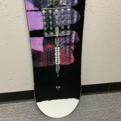 Used Burton STYLUS Womens Snowboard Only White And Purple 138 cm