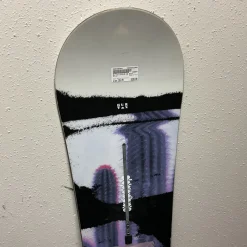 Used Burton STYLUS Womens Snowboard Only White And Purple 138 cm