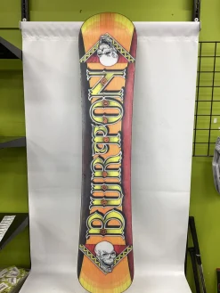 Used Burton THE WHITE COLLECTION Boys Snowboard Only White 150 cm