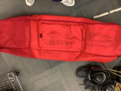 Used Burton Wheeled Snowboard Bag Red
