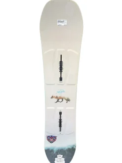 Used Burton YEASAYER FOX Girls Snowboard Only Tan 125 cm