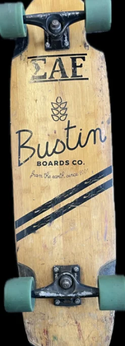 Used BUSTIN BAMBOO Longboard Brown Long