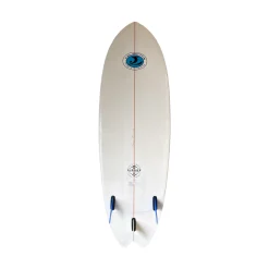 Used California Board Co SLASHER Surfboard White 5Ft 8In