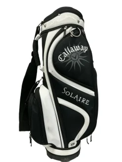 Used Callaway SOLAIRE 9-WAY Womens Stand Bag Black And White