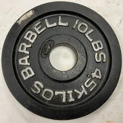 Used Cap Barbell Olympic Plate Black 10 lb