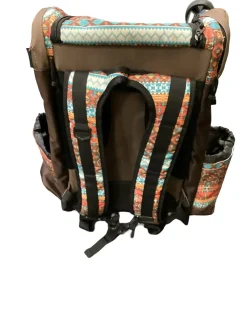 Used CARBELLA AZTEC DISC GOLF BAG Disc Golf Backpack Brown LG