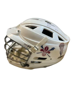 Used Cascade CPVR Lacrosse Helmet White M/L