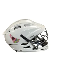Used Cascade CS-R WHITE Lacrosse Helmet White SM