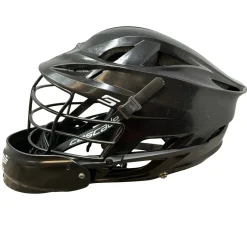 Used Cascade S ADJ W/THROAT GRD Lacrosse Helmet Black One Size