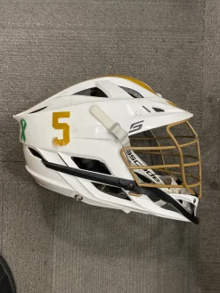 Used Cascade S ADULT HELMET Lacrosse Helmet White Fits all