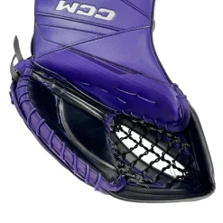 Used CCM AXIS 2 Goalie Catcher Purple Senior Regular