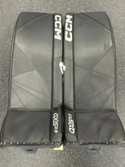 Used CCM AXIS 2.9 Goalie Leg Pads Senior Black 34