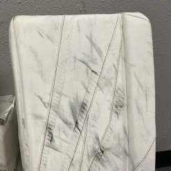 Used CCM AXIS F9 Goalie Leg Pads Senior White 32