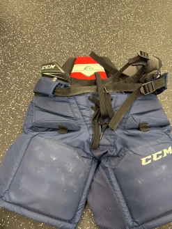 Used CCM E2.5 Junior Goalie Pant Navy Blue SM