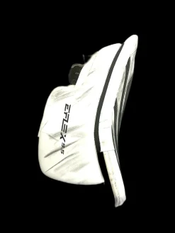 Used CCM E-FLEX 5.5 Senior Goalie Blocker White