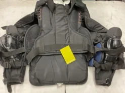 Used CCM HEATON 10 Intermediate Body Armor Black And Navy Blue LG