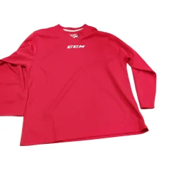 Used CCM Hockey Practice Jersey Red L/XL