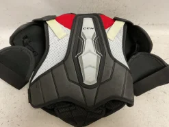 Used CCM JETSPEED FT4 Junior Shoulder Pads White/Black/Red SM