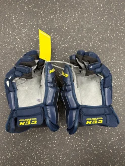 Used CCM PRO Senior Gloves Navy Blue 14