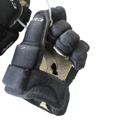 Used CCM 4R YOUTH GLOVES -HOLE- Youth Gloves Black 9