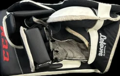 Used CCM REVOLUTION 597 Senior Goalie Blocker White