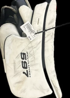 Used CCM REVOLUTION 597 Senior Goalie Blocker White