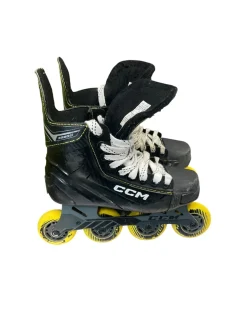 Used CCM SUPER TACKS 9350R Junior Aggressive Skates Black Junior 03
