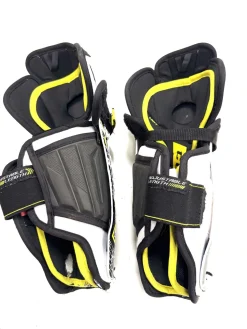 Used CCM TACKS 9060 Junior Shin Guards White 11