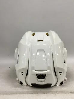 Used CCM TACKS 310 L Helmet Half Visor Combo White LG