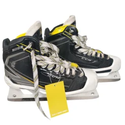 Used CCM TACKS 6092 Senior Hockey Goalie Skate Senior 9.5