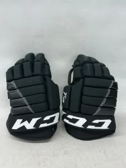 Used CCM T4R Junior Gloves Black 12