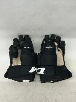 Used CCM T4R Junior Gloves Black 12