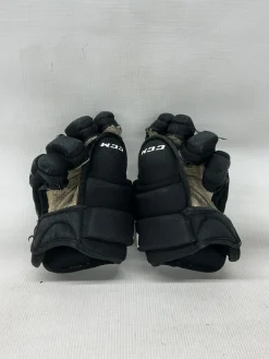 Used CCM T4R Youth Gloves Black 9"