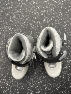 Used CCM TYKE 8-11 Boys Softboot Skate Grey Adjustable